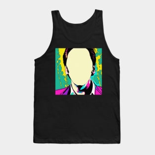 Nicolas Cage stolen face vector art fan works graphic design by ironpalette Tank Top